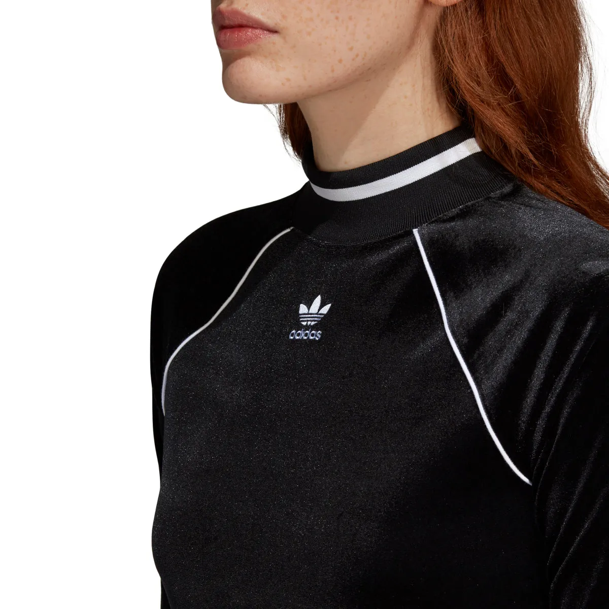 Adidas Women's Originals Velvet Dress Black