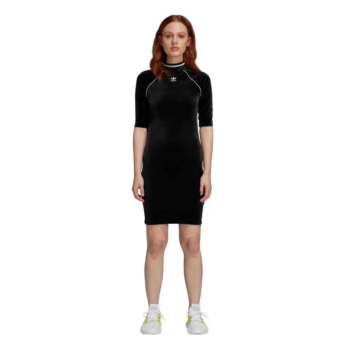 Adidas Women's Originals Velvet Dress Black