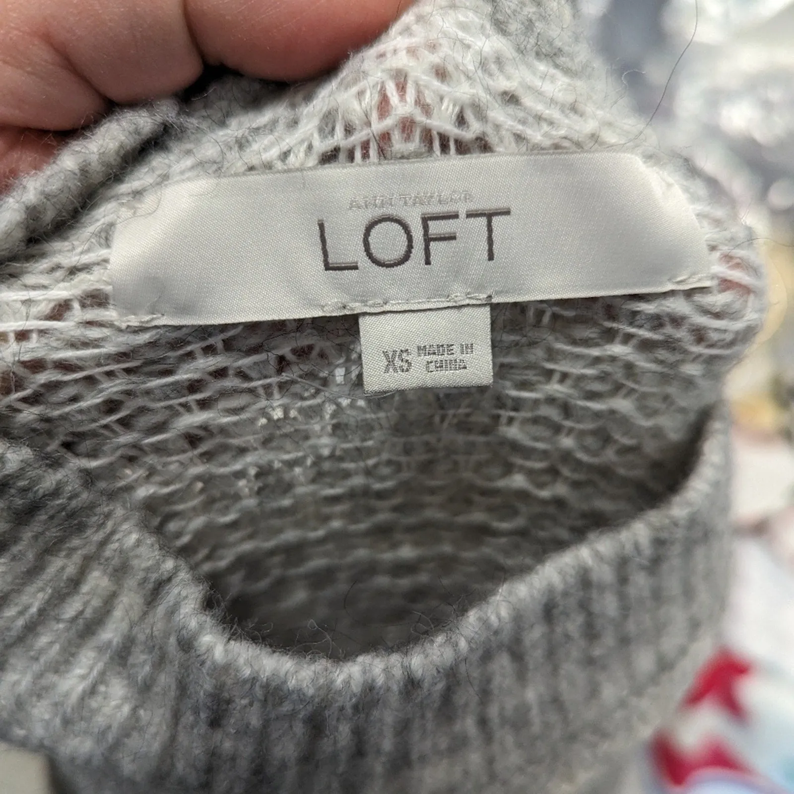 Ann Taylor LOFT Mock Neck Knit Sweater - XS