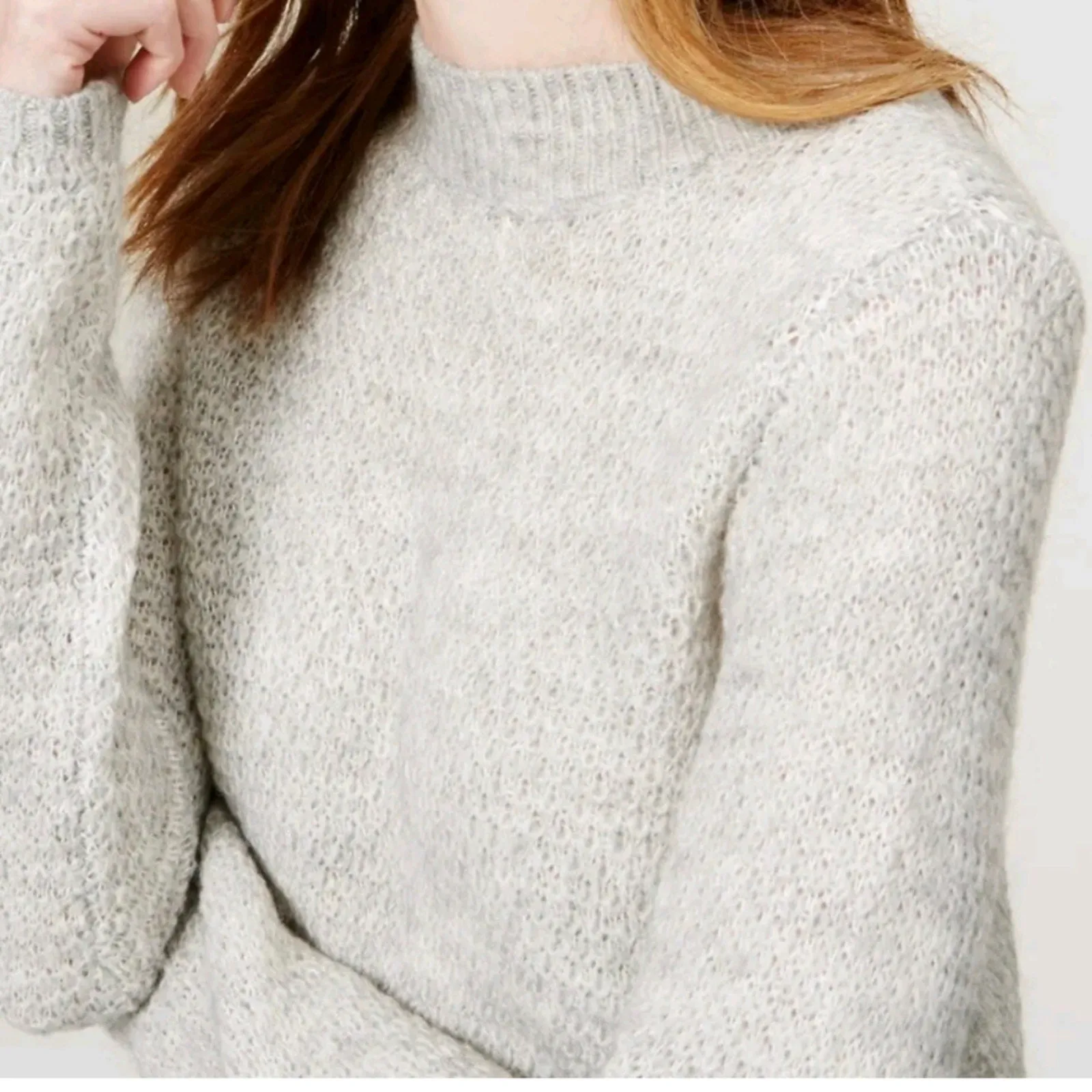 Ann Taylor LOFT Mock Neck Knit Sweater - XS