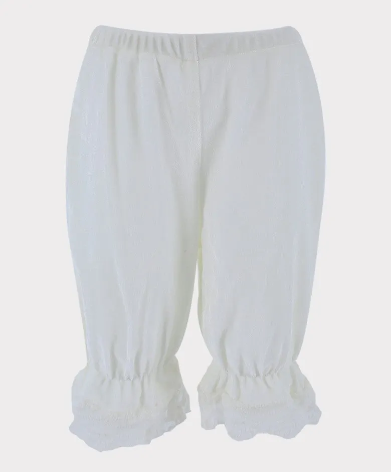 Baby Girls Smocked Velvet Sleeping Wear Set - Ivory