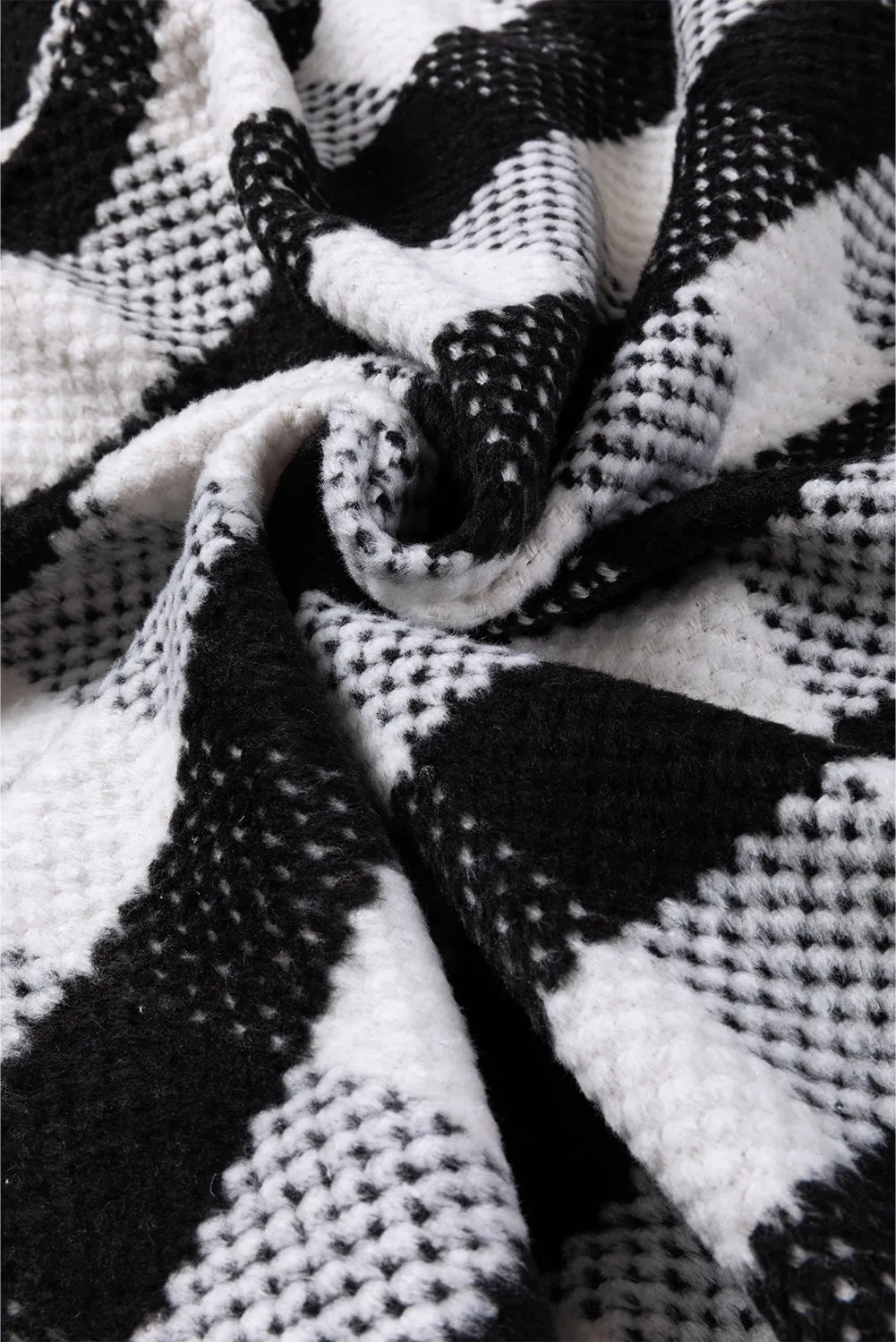 Black and White Glen Plaid Jacket