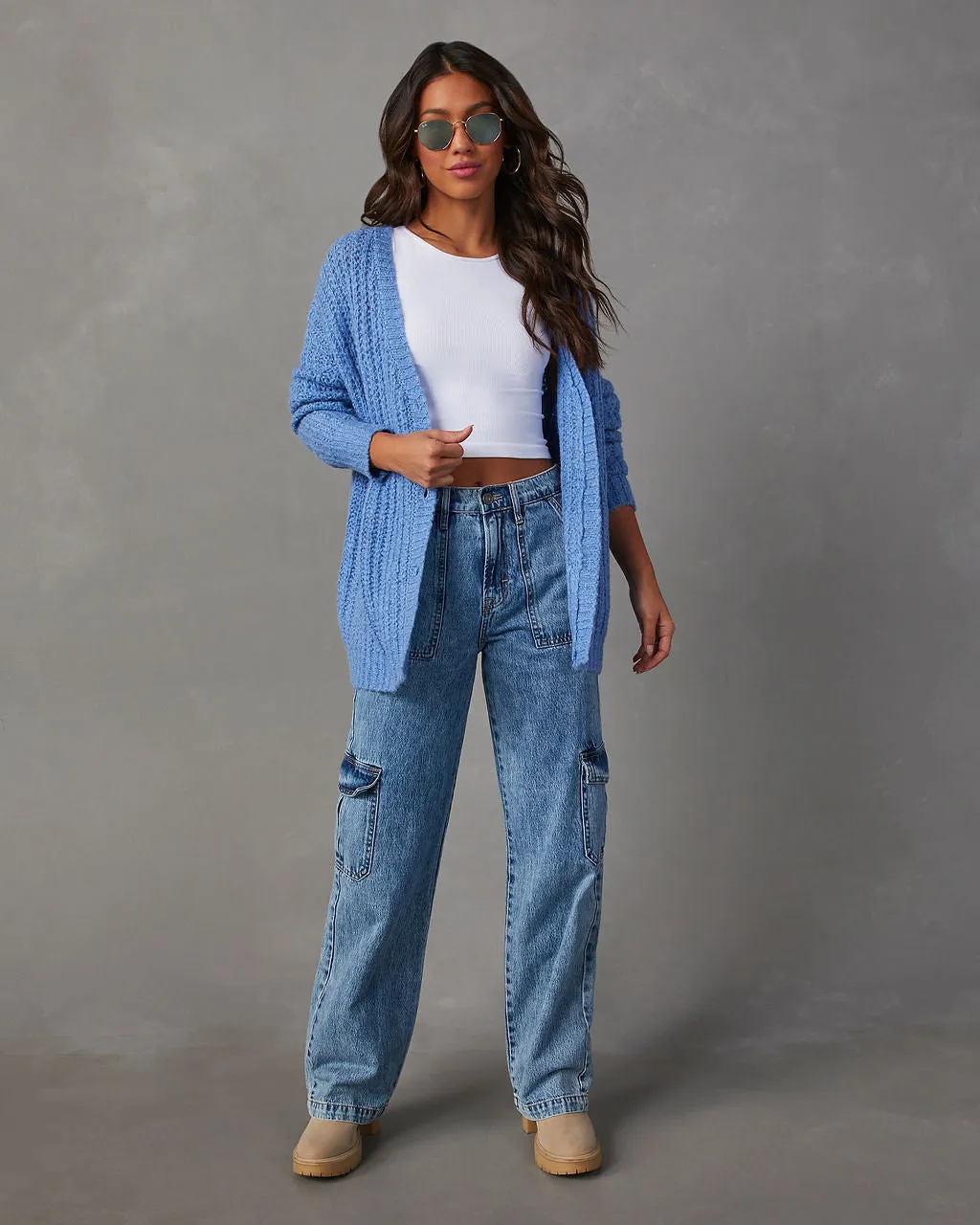 Crowley Relaxed Button Front Cardigan