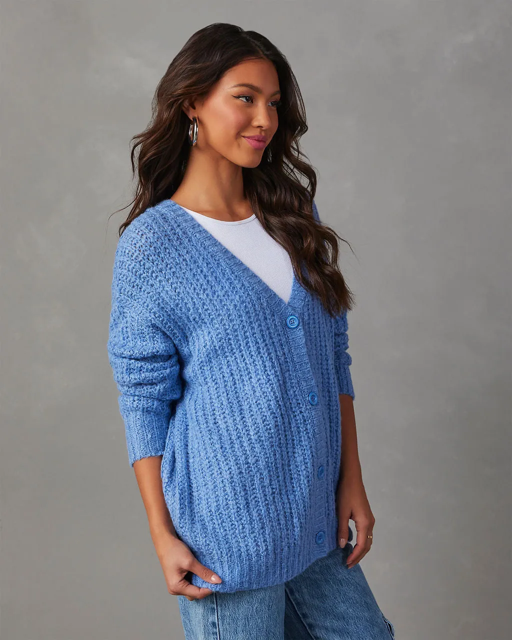 Crowley Relaxed Button Front Cardigan
