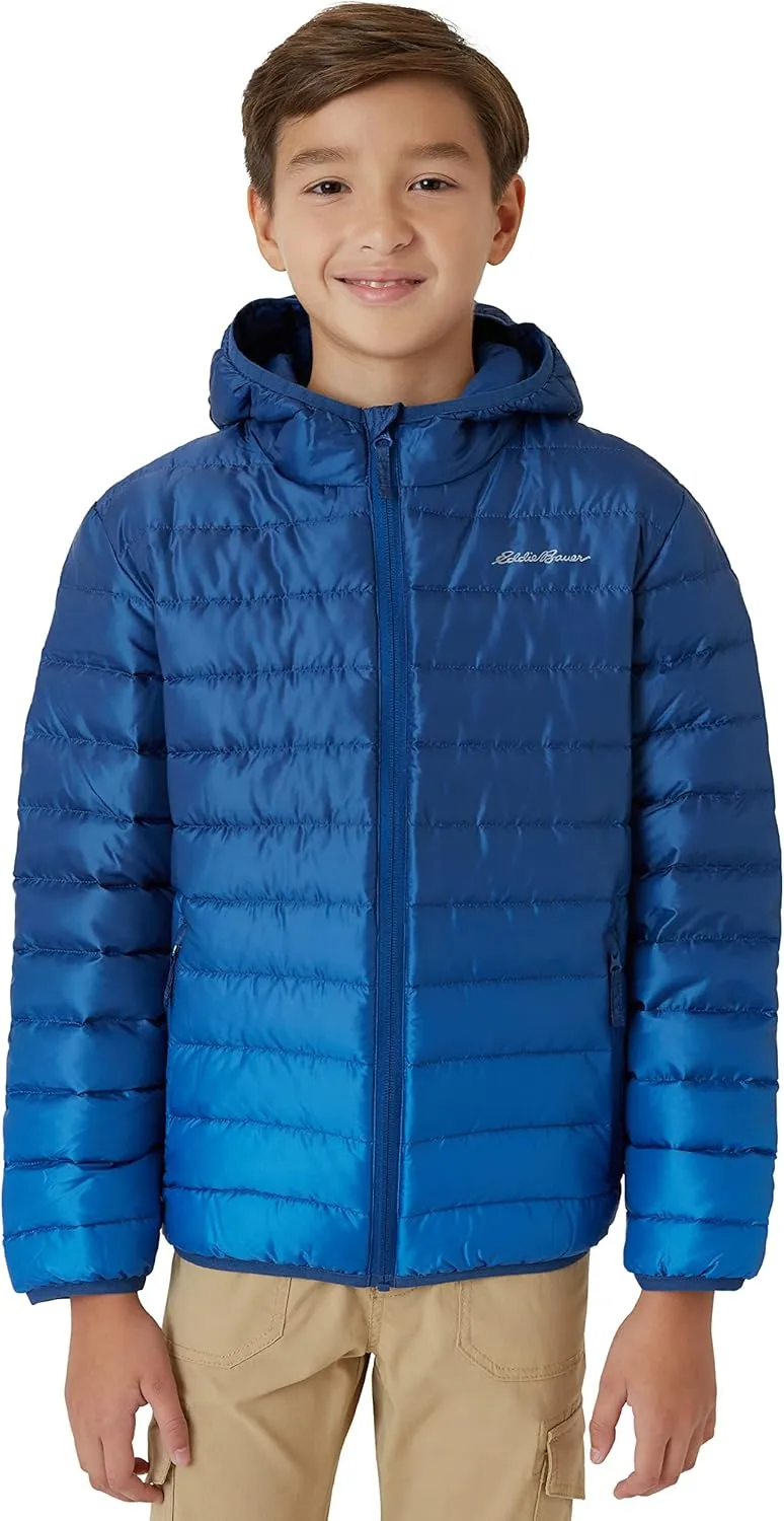 Eddie Bauer Boys' Jacket - CirrusLite Weather Resistant Down Coat for Boys - Insulated Quilted Bubble Puffer (3-20)