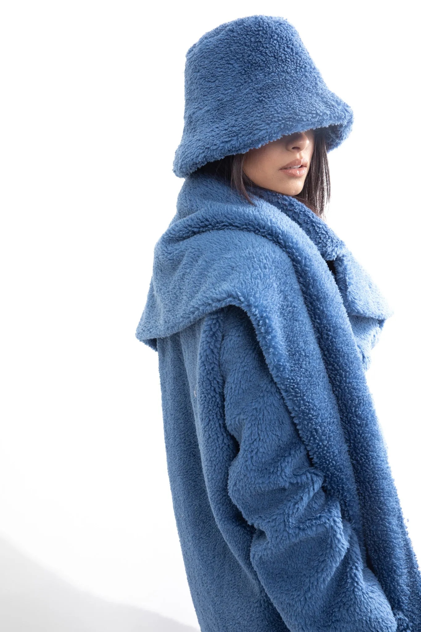 Faux fur bucket hat | JULES