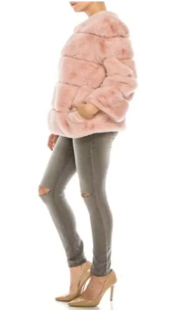Faux Fur Coat Short