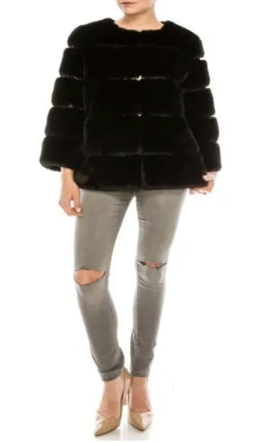 Faux Fur Coat Short