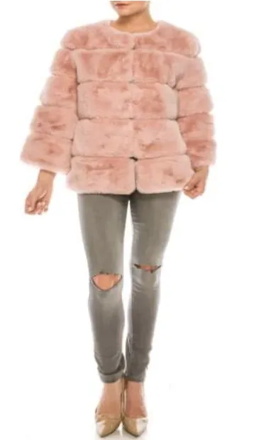 Faux Fur Coat Short