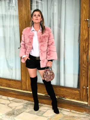 Faux Fur Coat Short