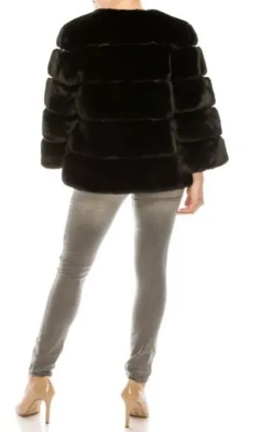 Faux Fur Coat Short