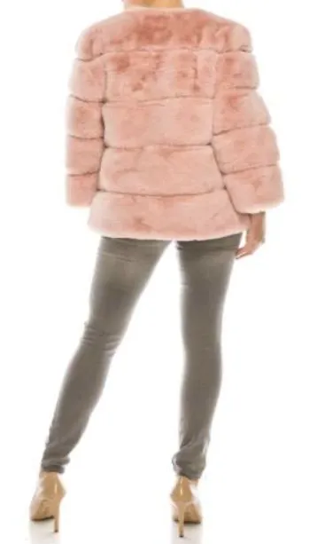 Faux Fur Coat Short