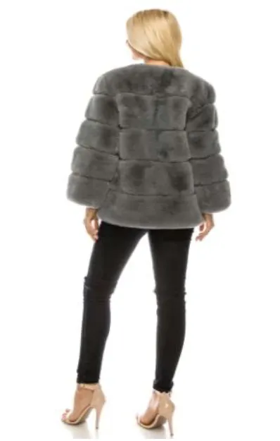 Faux Fur Coat Short