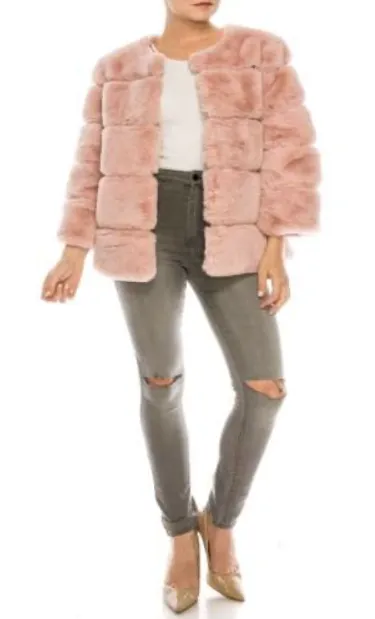 Faux Fur Coat Short