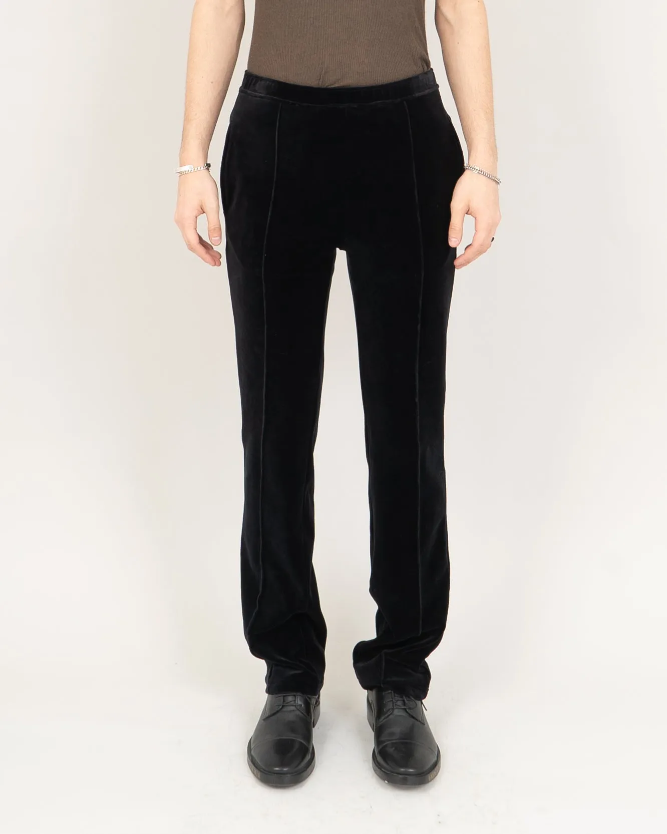 FW20 Black Velvet Trousers