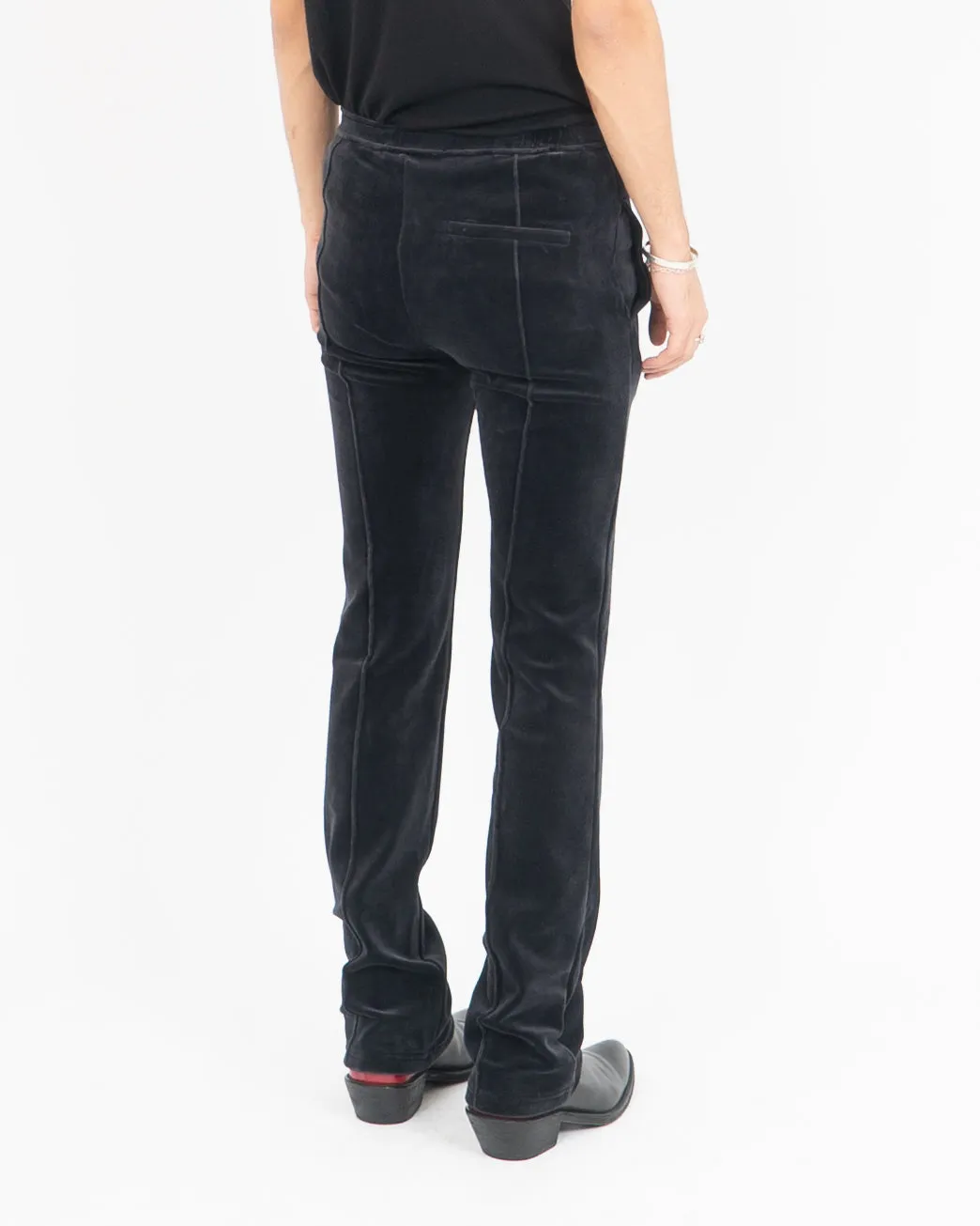 FW20 Dark Blue Velvet Trousers