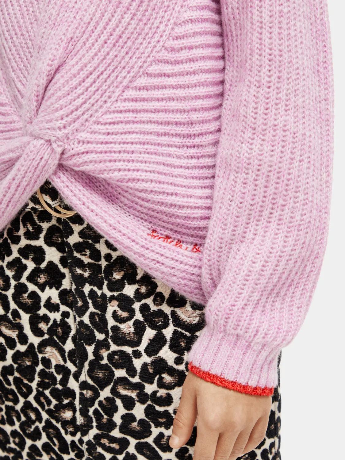 Kids - Relaxed-fit knotted sweater