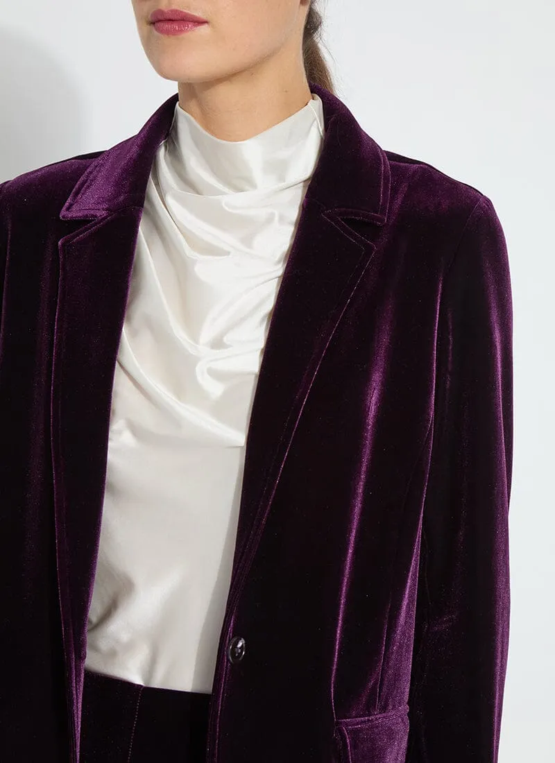 Mercer Stretch Velvet Blazer