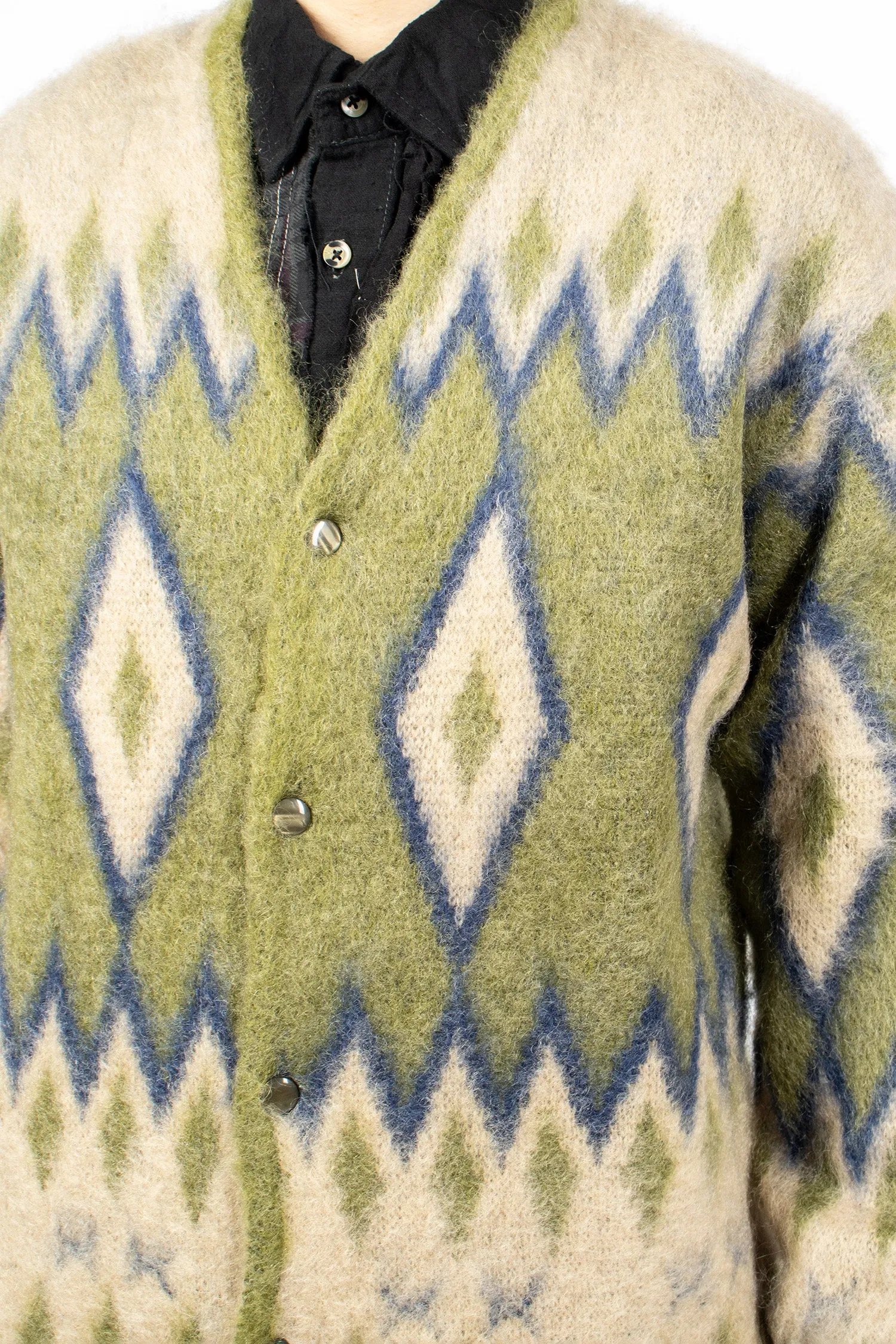 Mohair Cardigan Olive