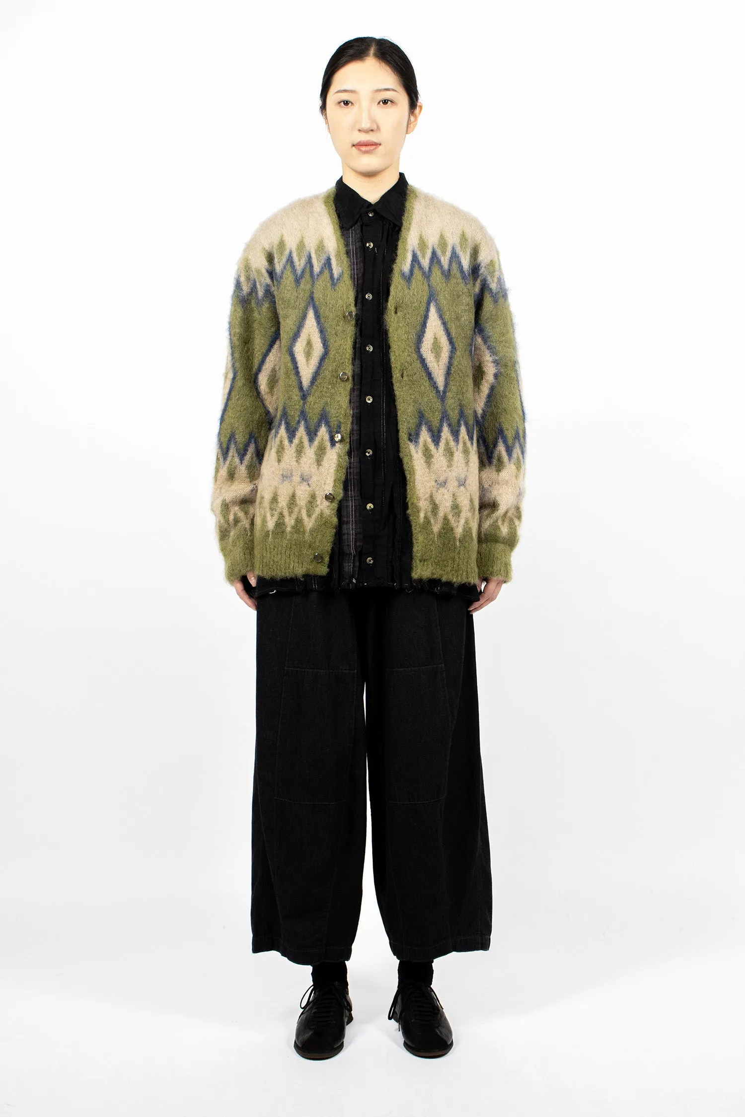 Mohair Cardigan Olive