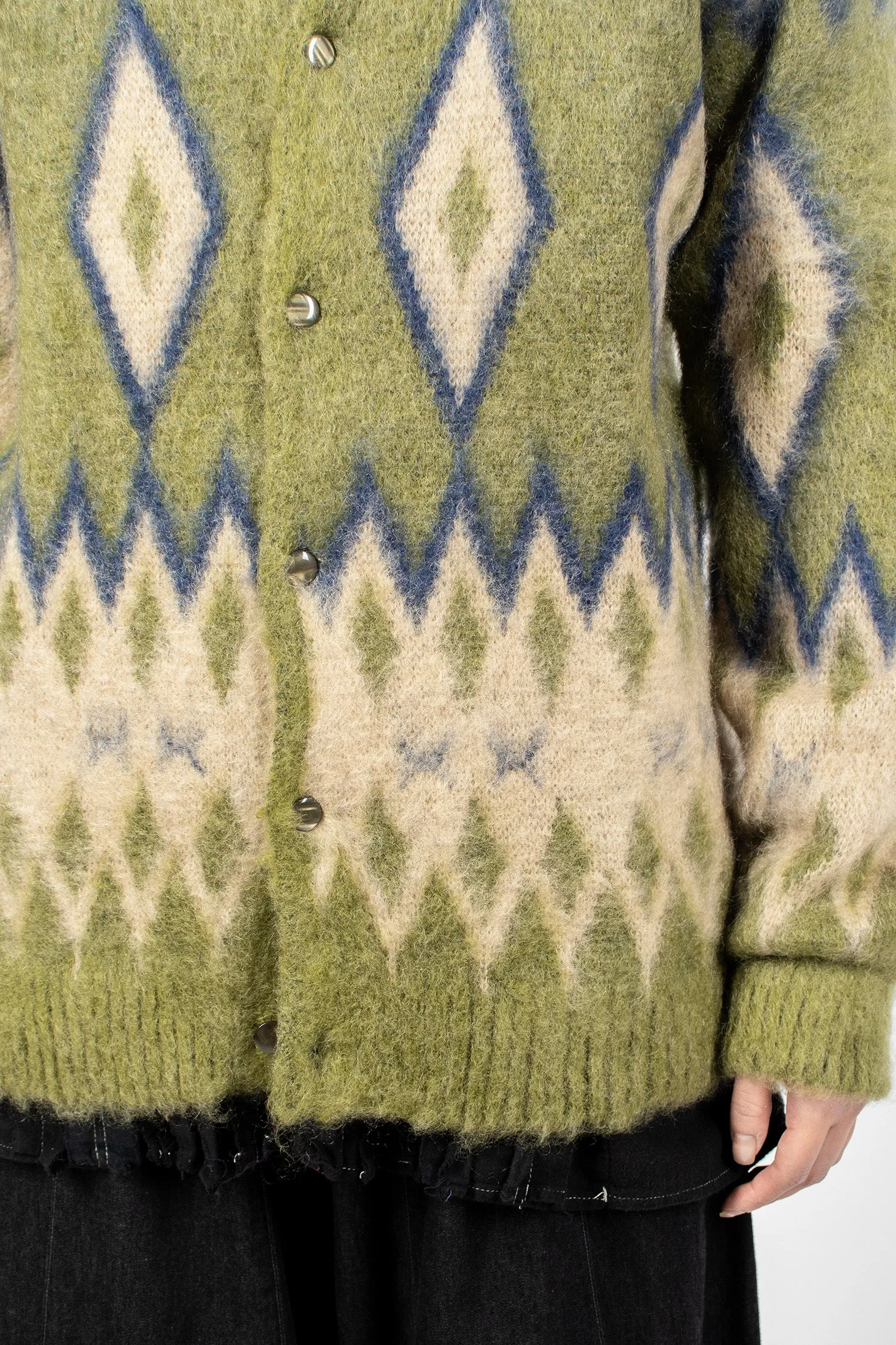 Mohair Cardigan Olive