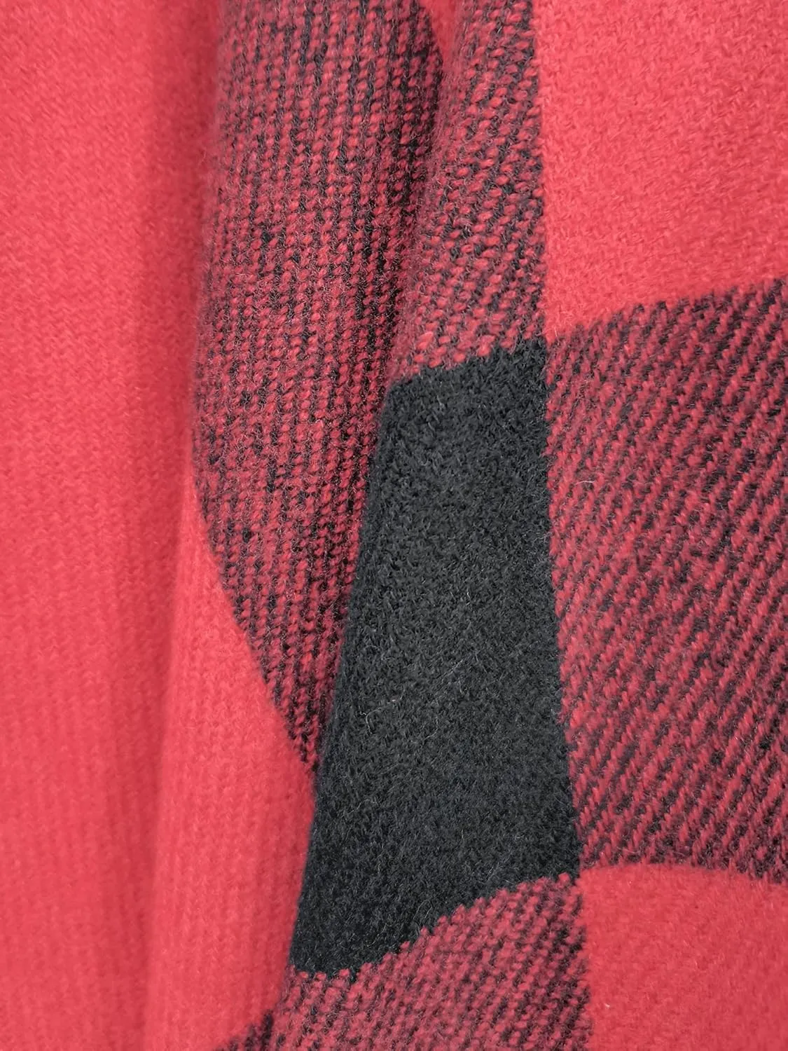 Moss Rose Women's Travel Plaid Shawl Wrap Open Front Poncho Cape for Fall Winter