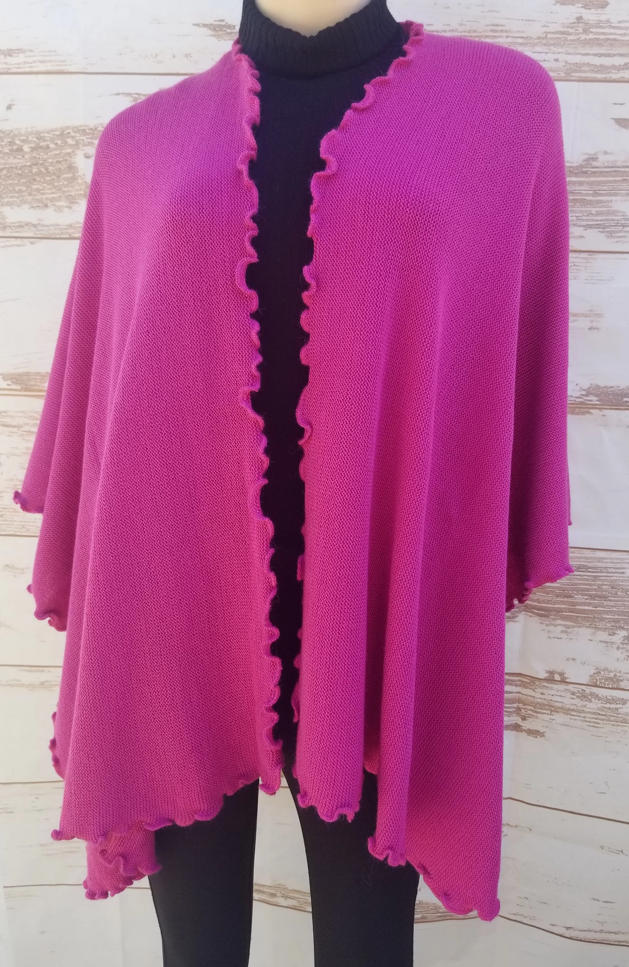 "Alexandra" Ruffle Cape