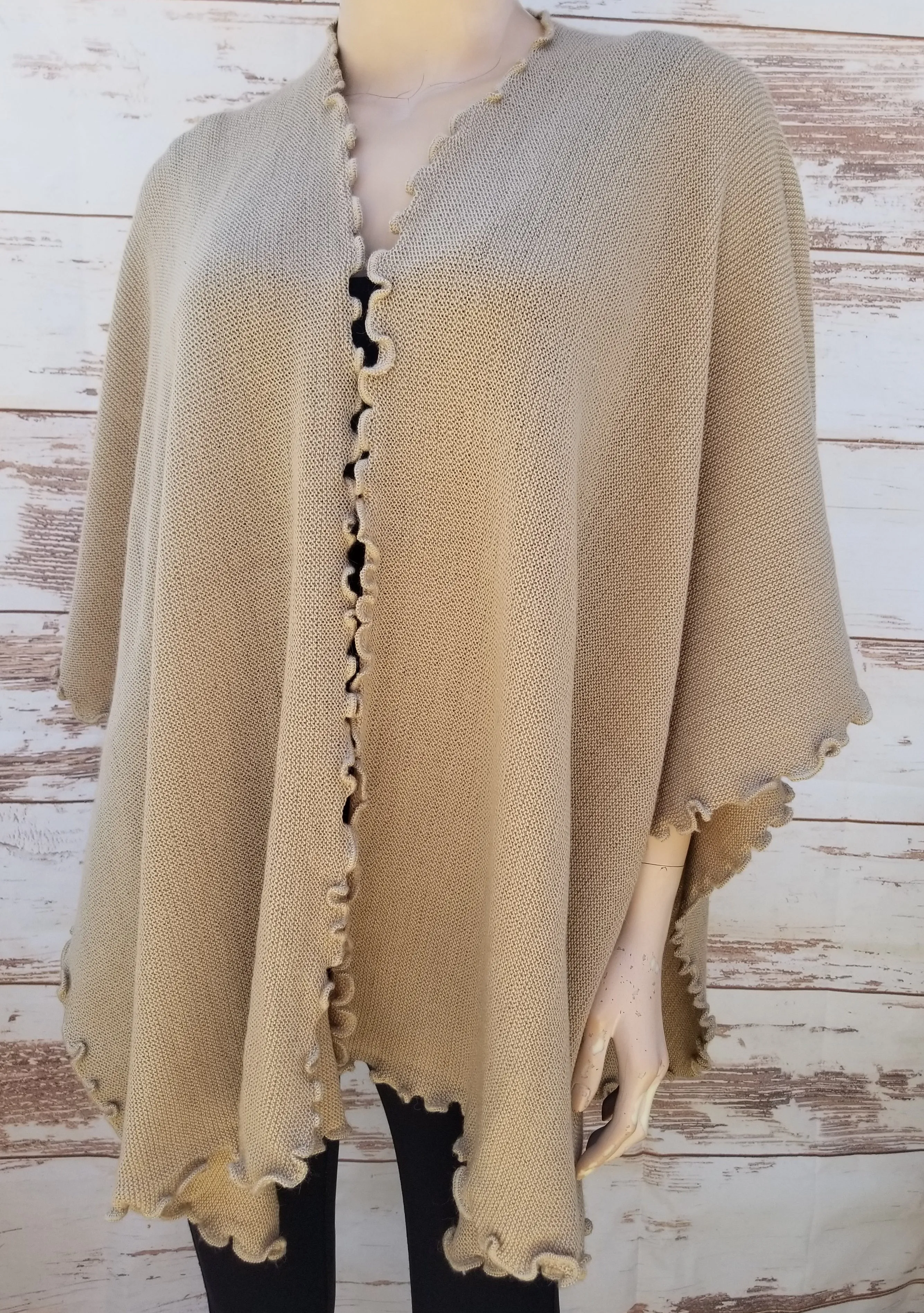"Alexandra" Ruffle Cape