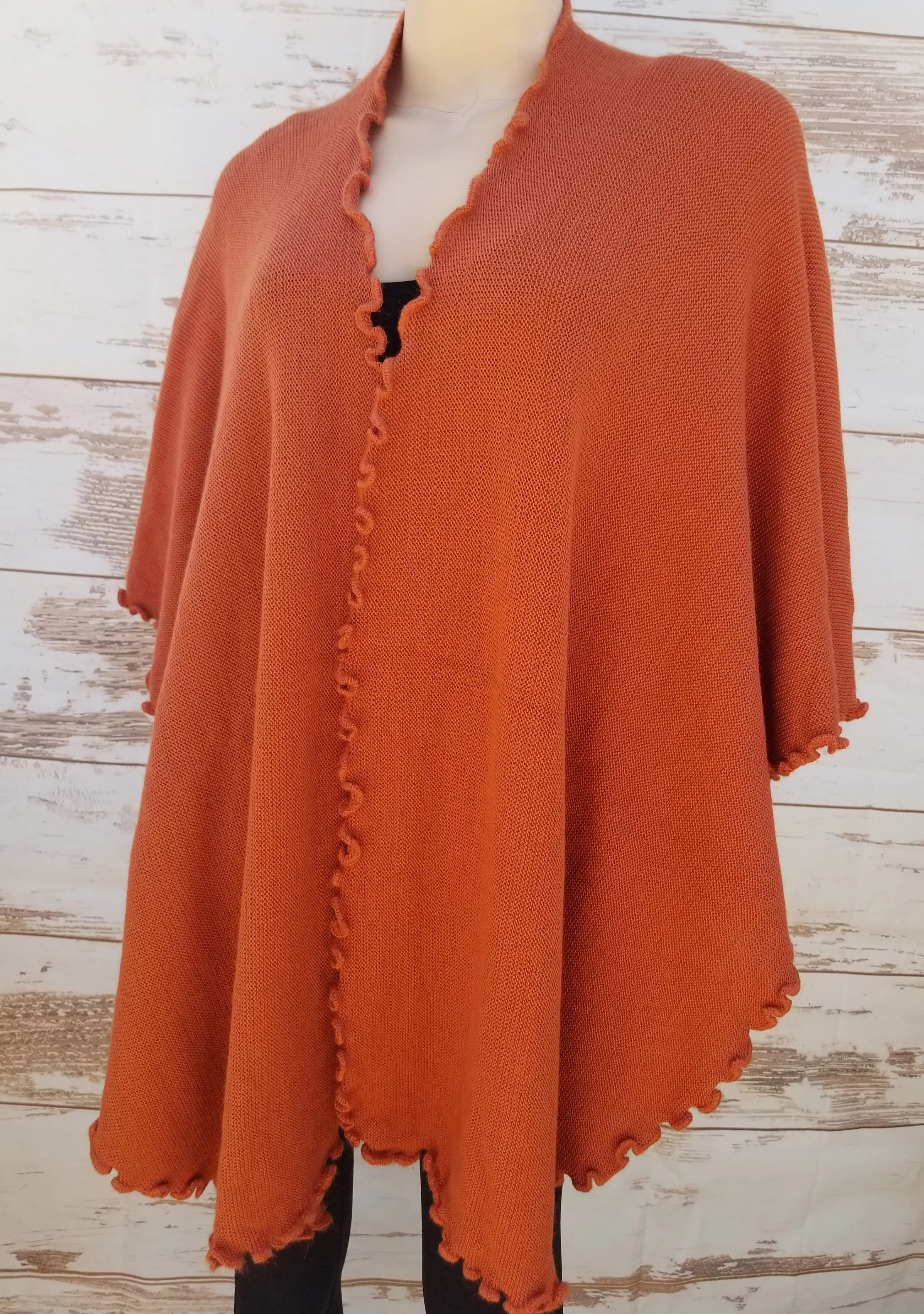"Alexandra" Ruffle Cape