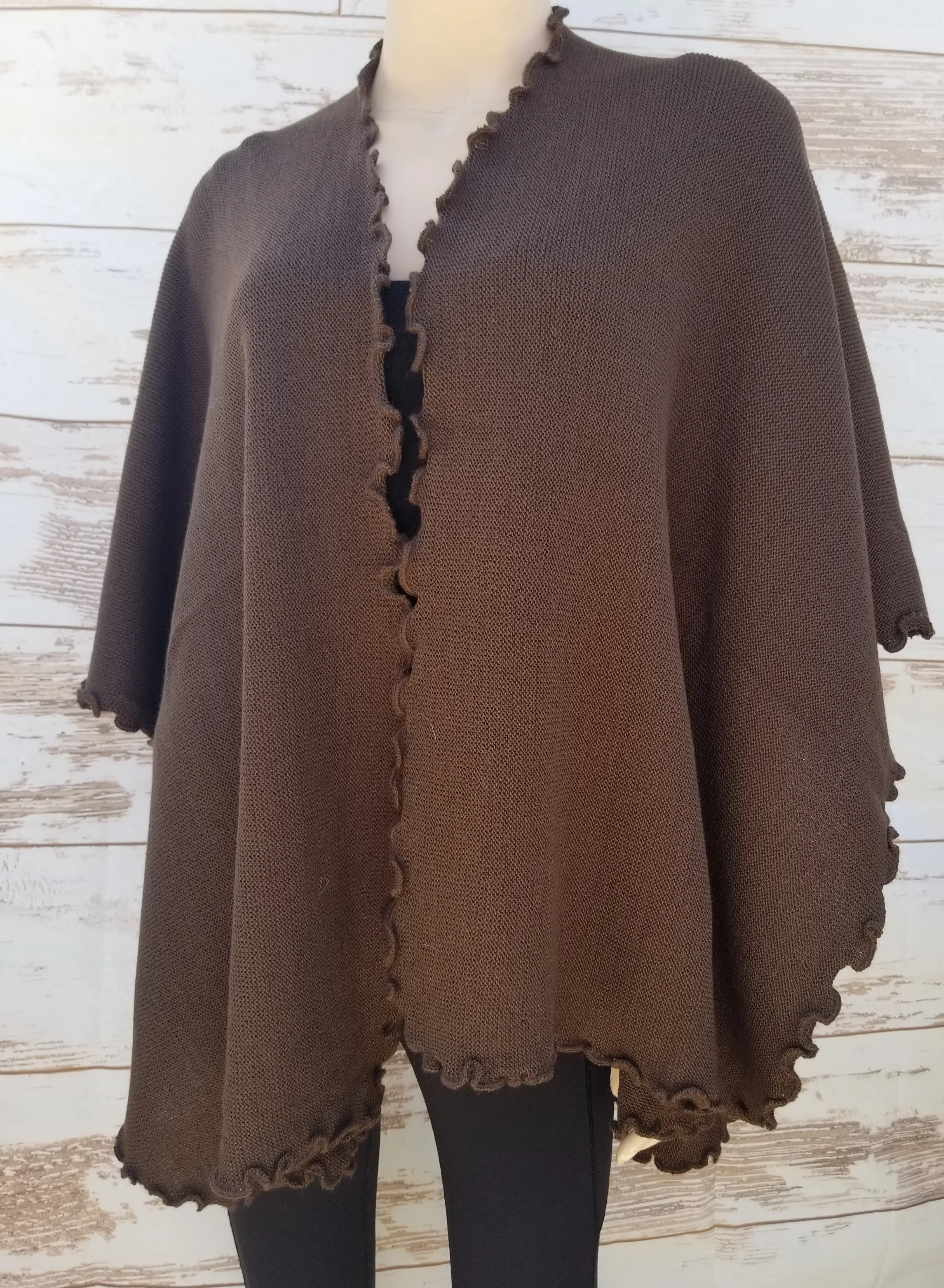 "Alexandra" Ruffle Cape