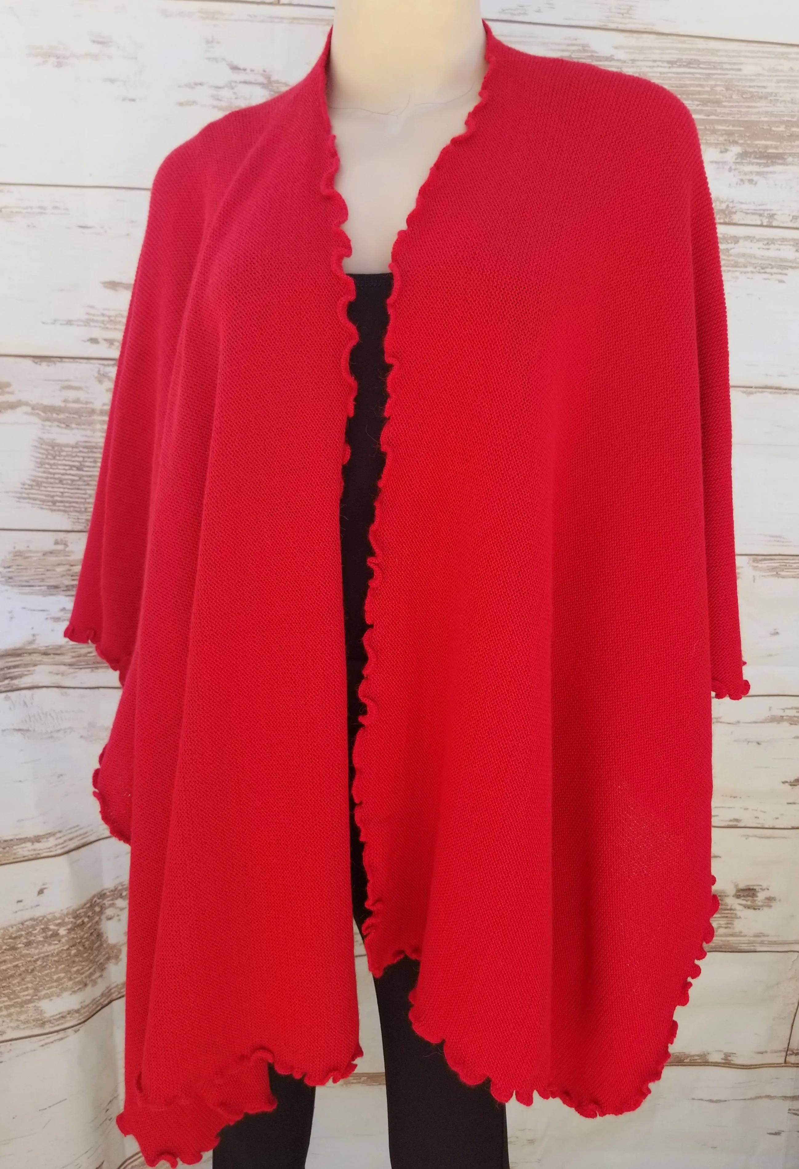 "Alexandra" Ruffle Cape