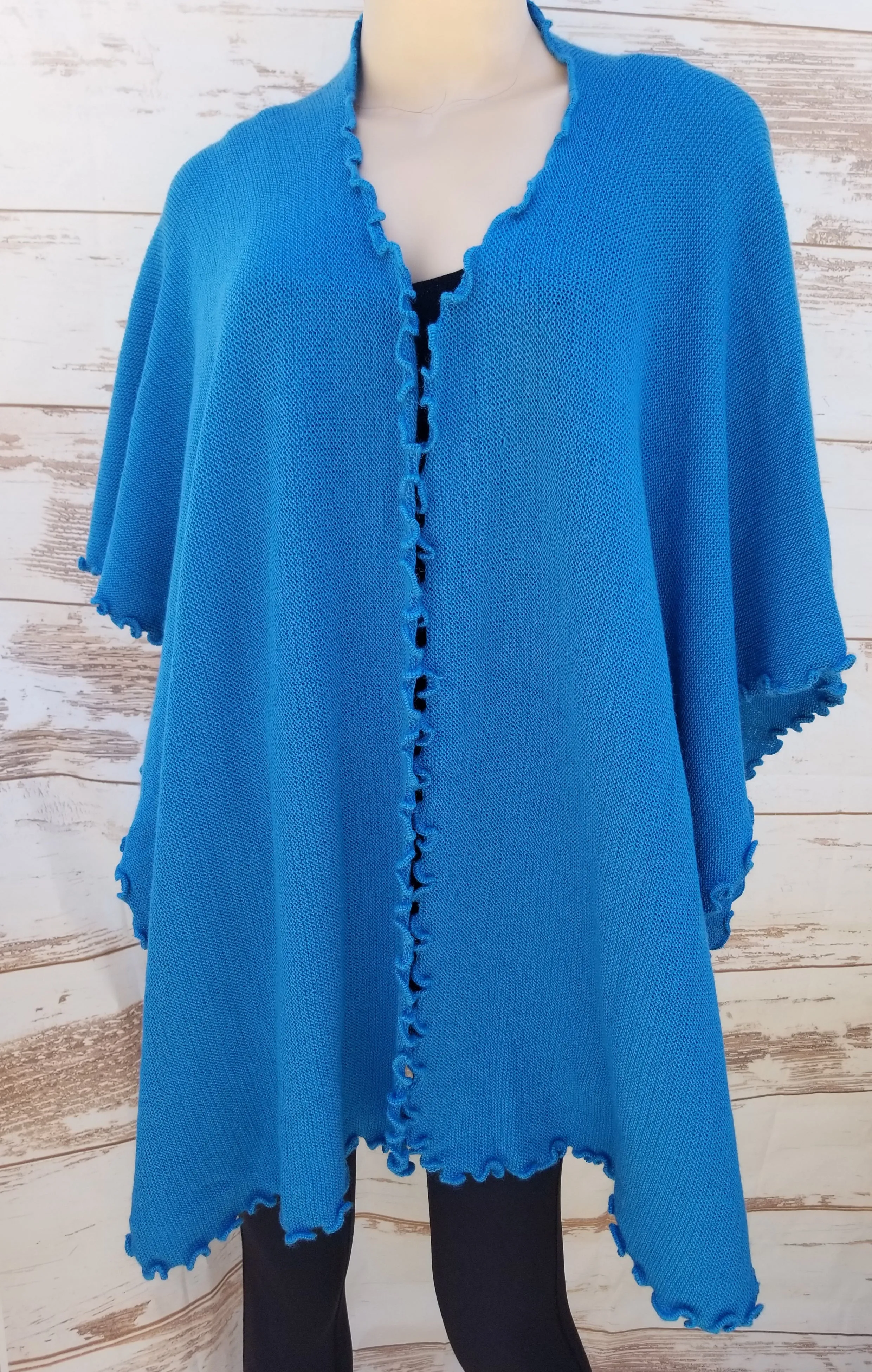 "Alexandra" Ruffle Cape