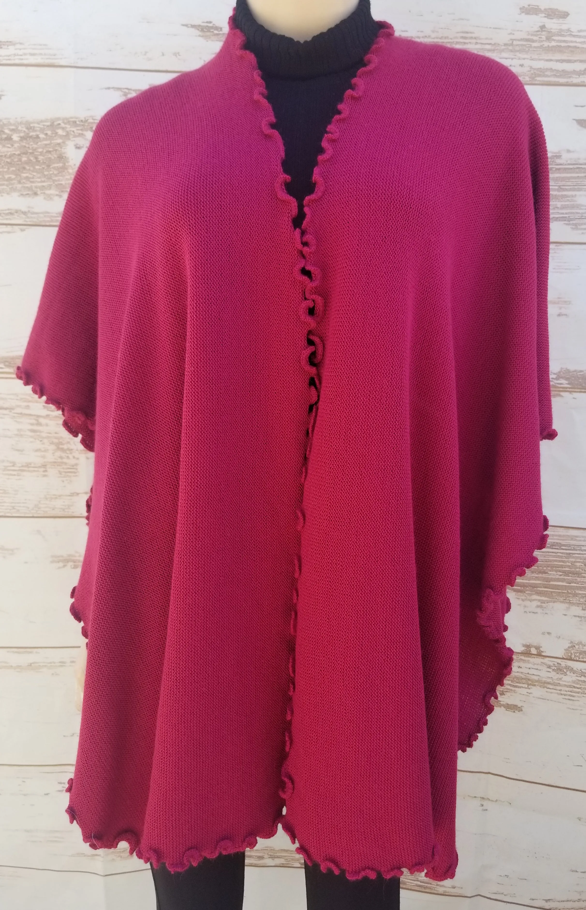 "Alexandra" Ruffle Cape
