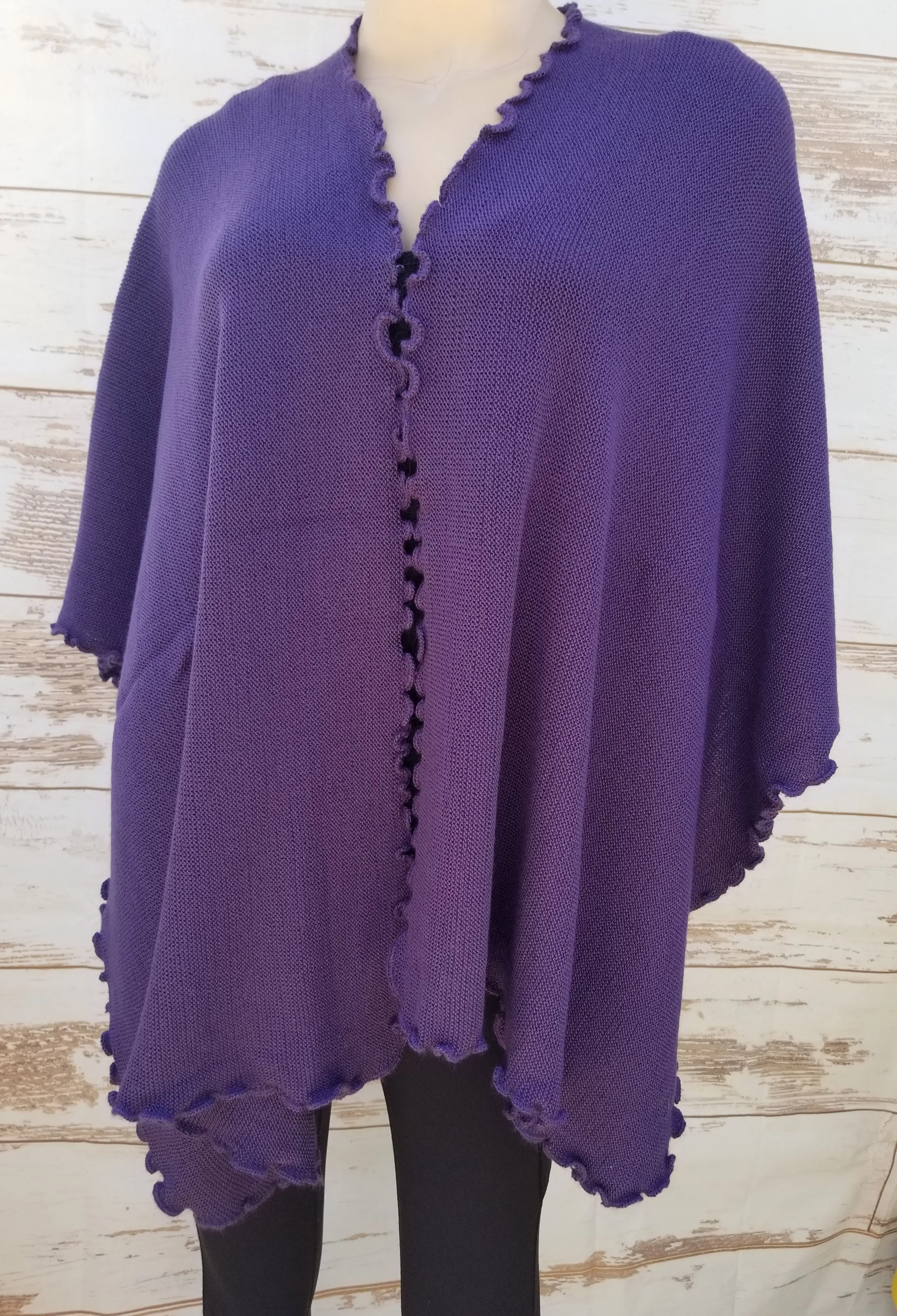 "Alexandra" Ruffle Cape