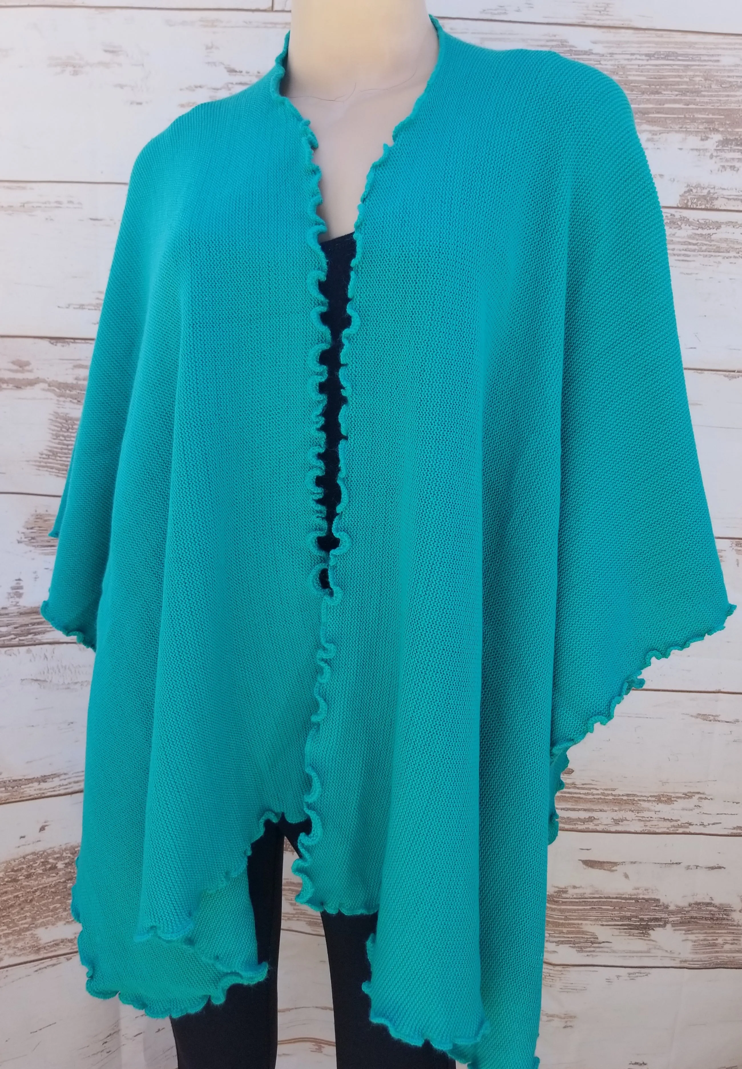 "Alexandra" Ruffle Cape