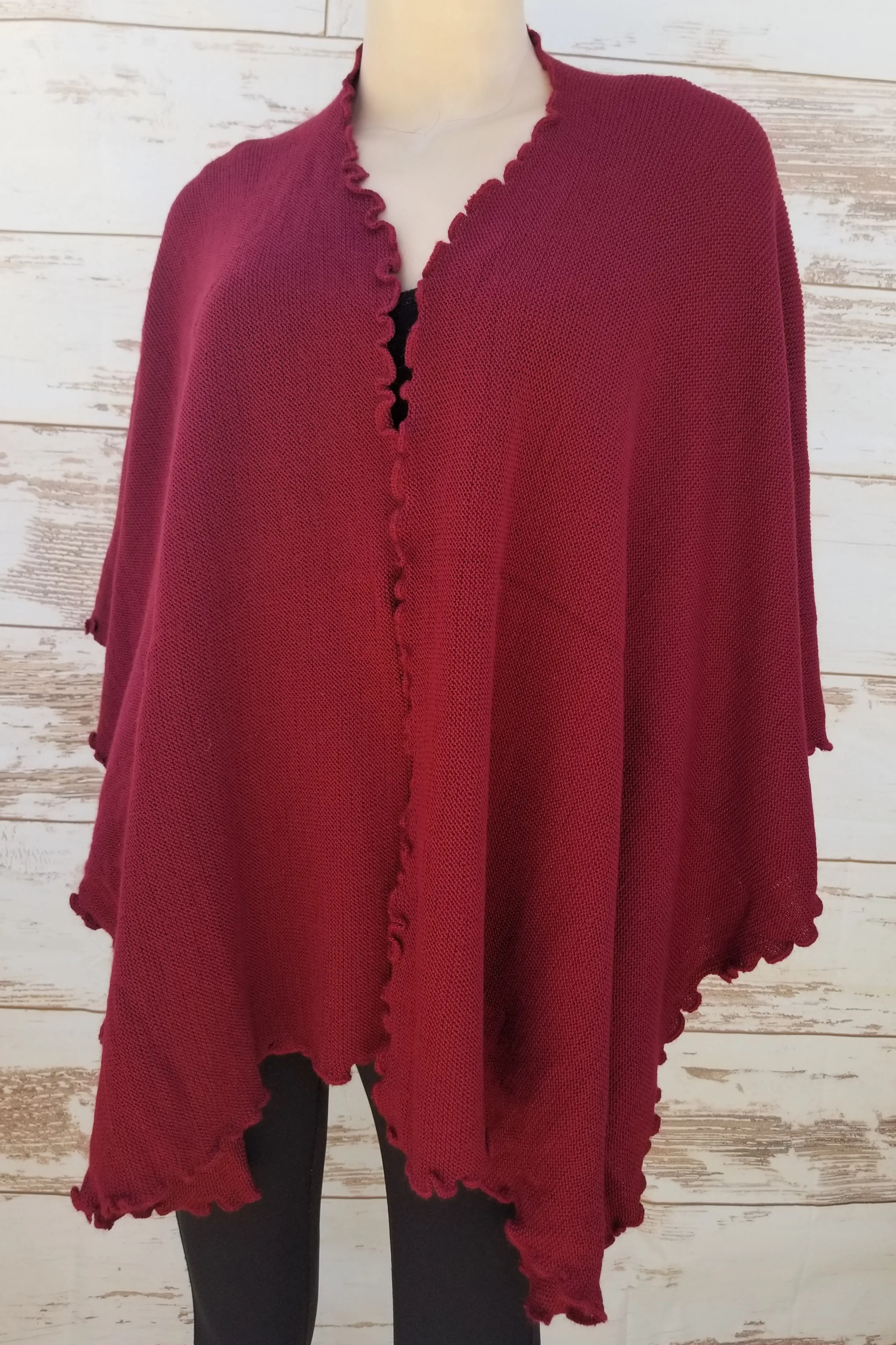 "Alexandra" Ruffle Cape