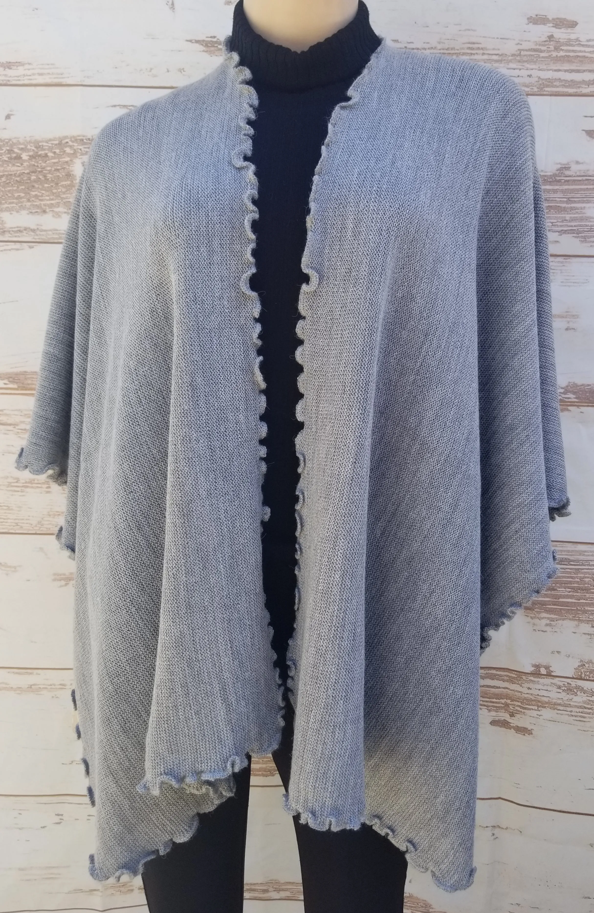"Alexandra" Ruffle Cape