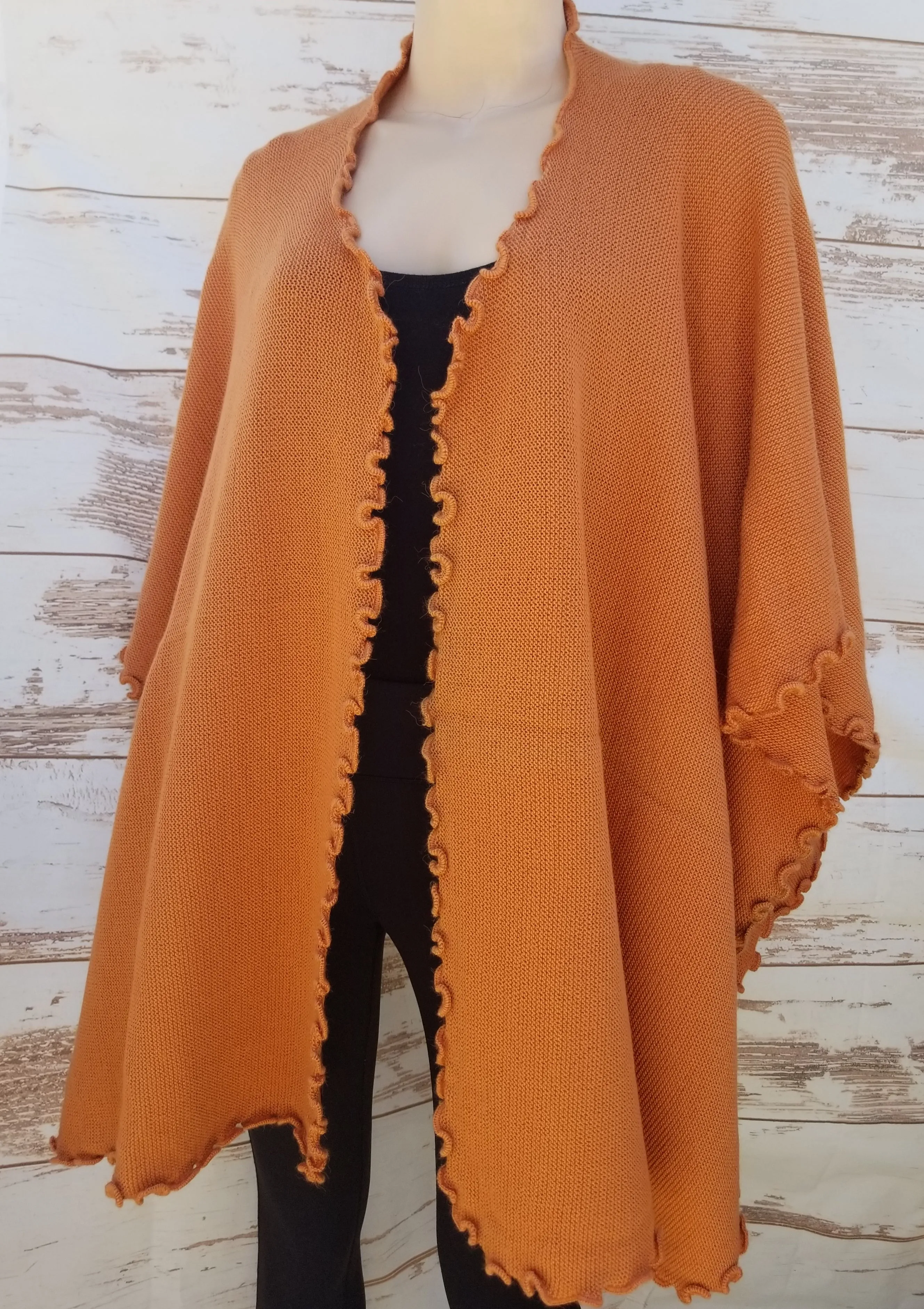 "Alexandra" Ruffle Cape