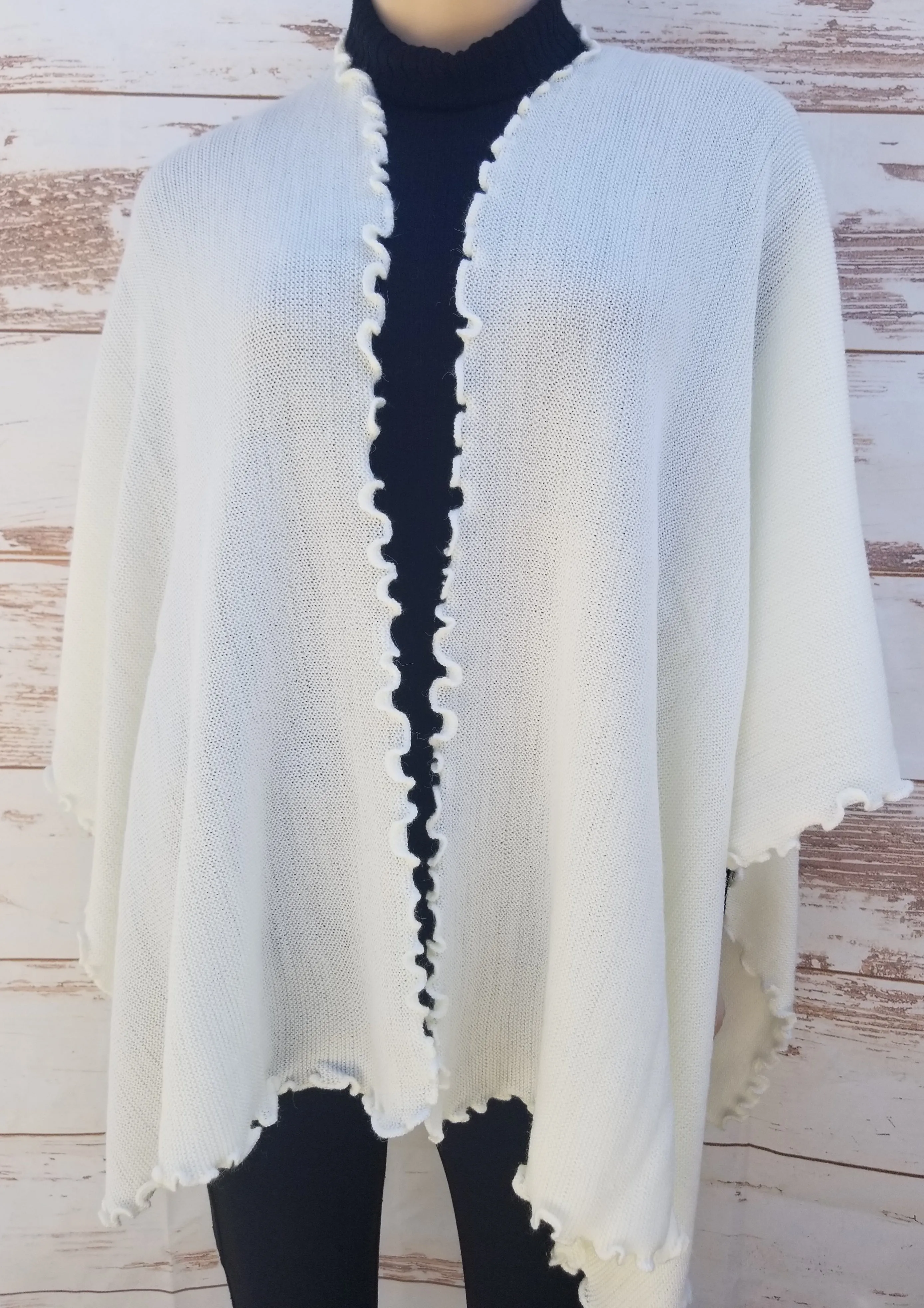 "Alexandra" Ruffle Cape