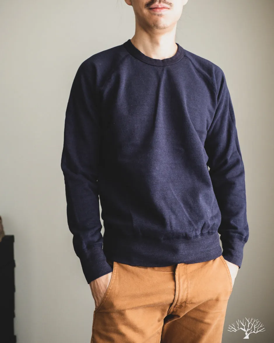 Raglan Warm Up Sweatshirt - Navy