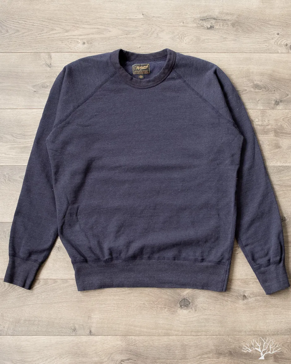Raglan Warm Up Sweatshirt - Navy