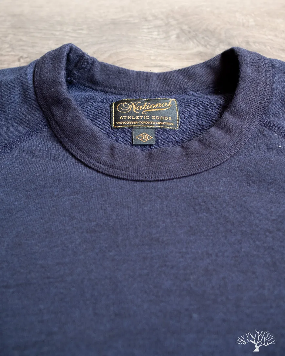Raglan Warm Up Sweatshirt - Navy