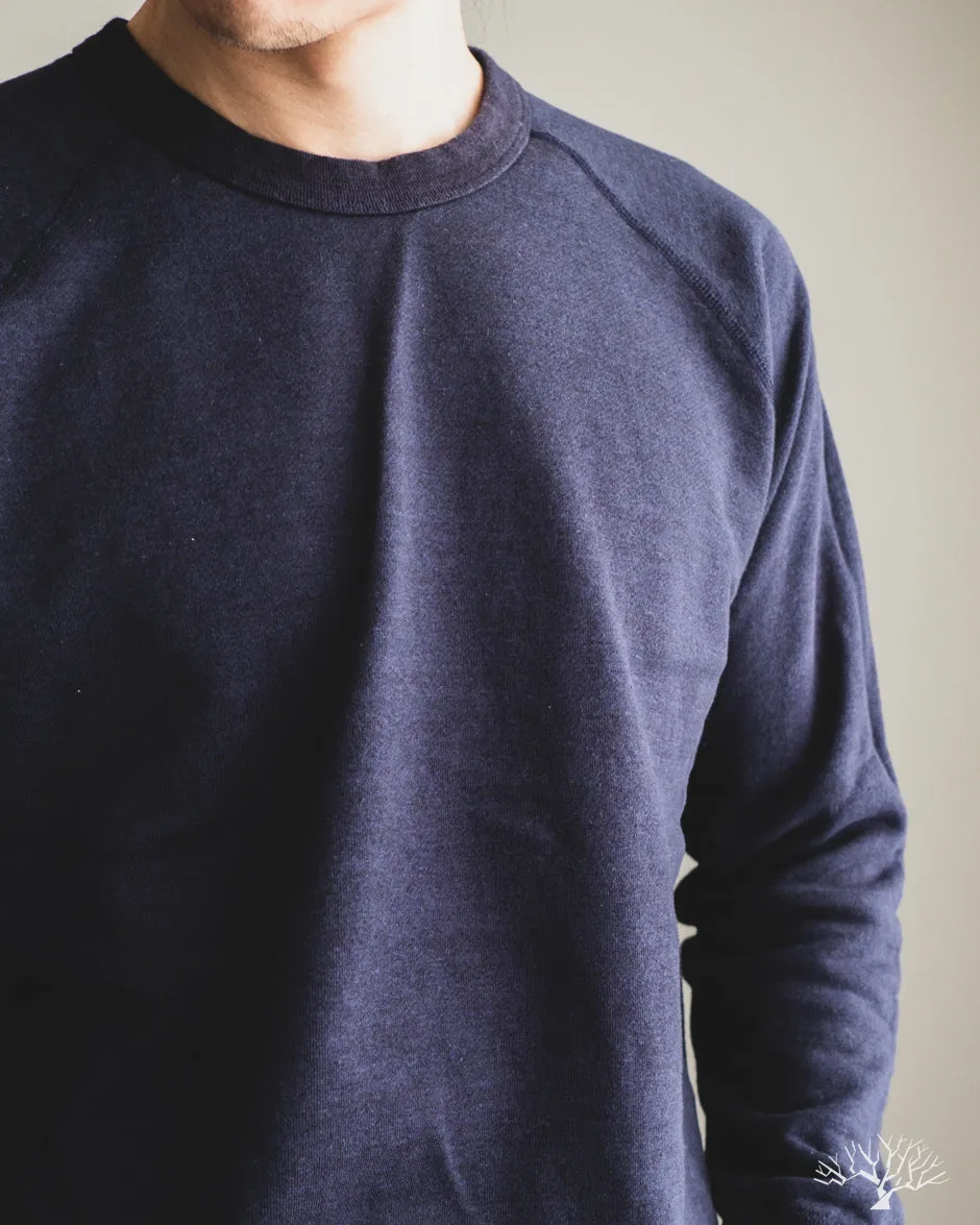 Raglan Warm Up Sweatshirt - Navy