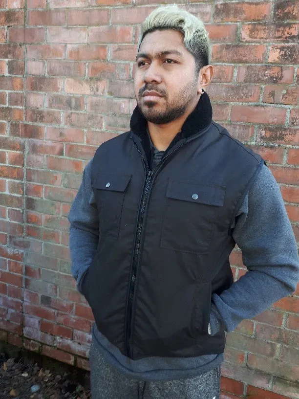Sleeveless Oilskin Vest