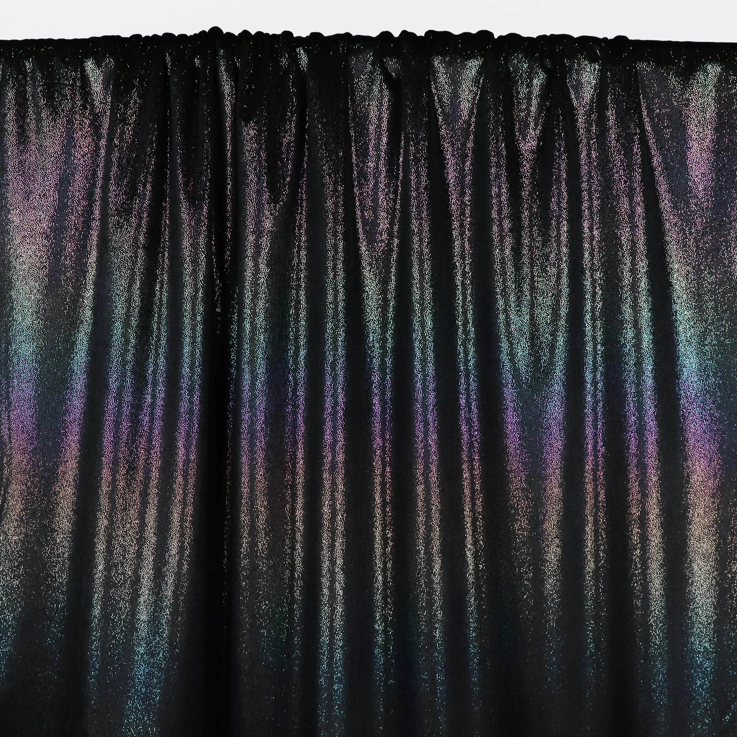 Stretch Velvet Jersey - Rainbow Ombre Sparkle