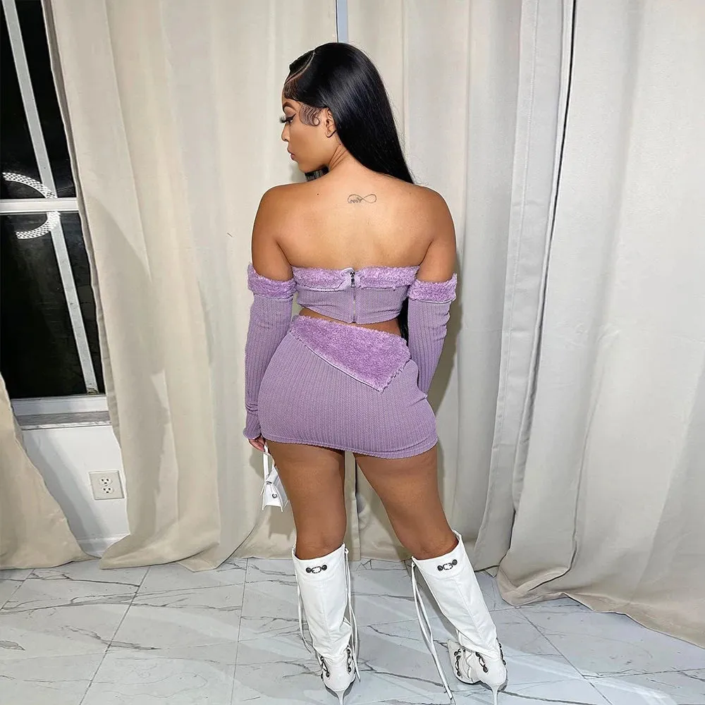 Who's So Disconnected Skirt Set
