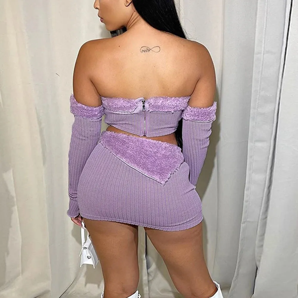 Who's So Disconnected Skirt Set