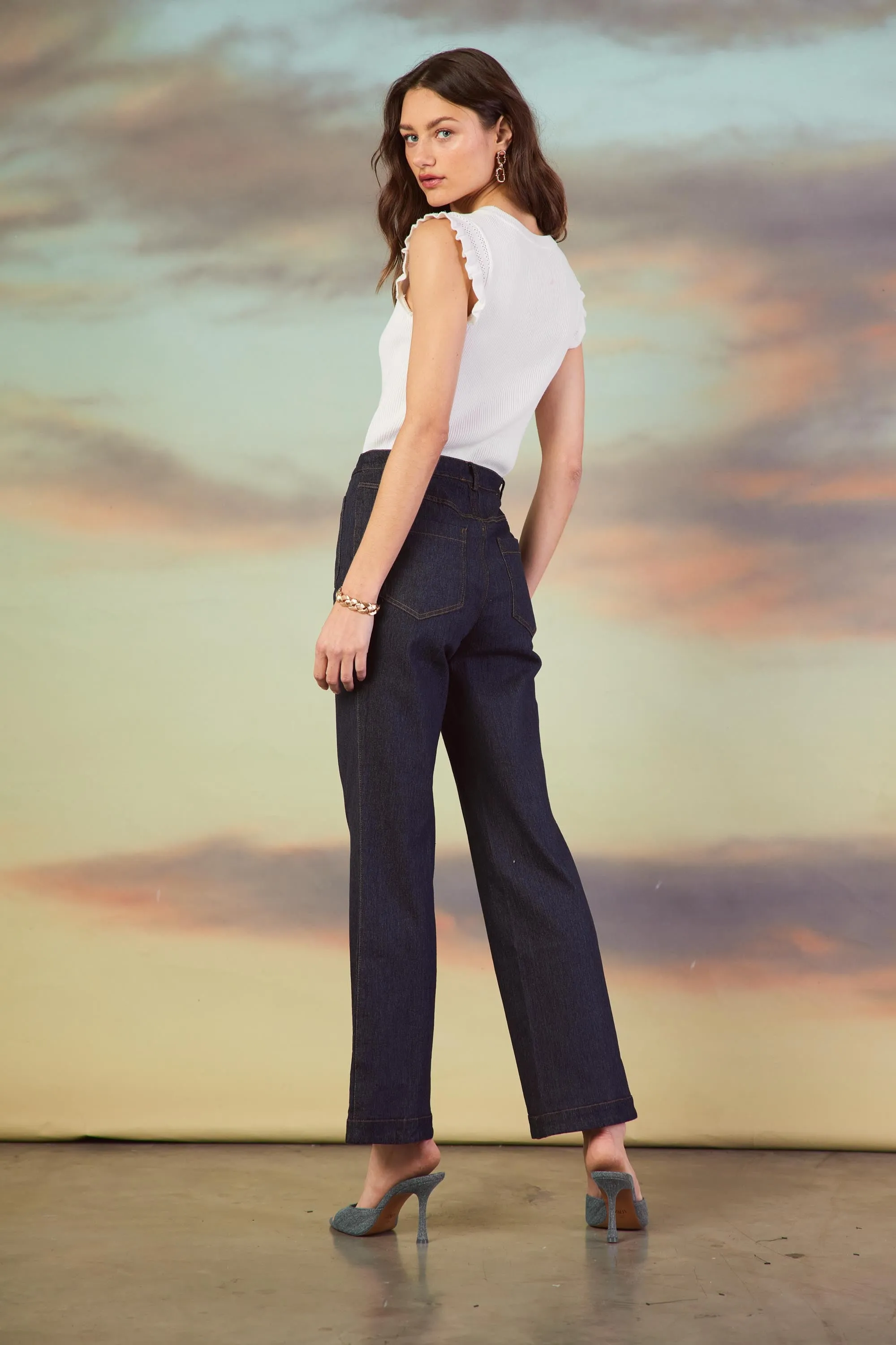 Wide Leg Trousers
