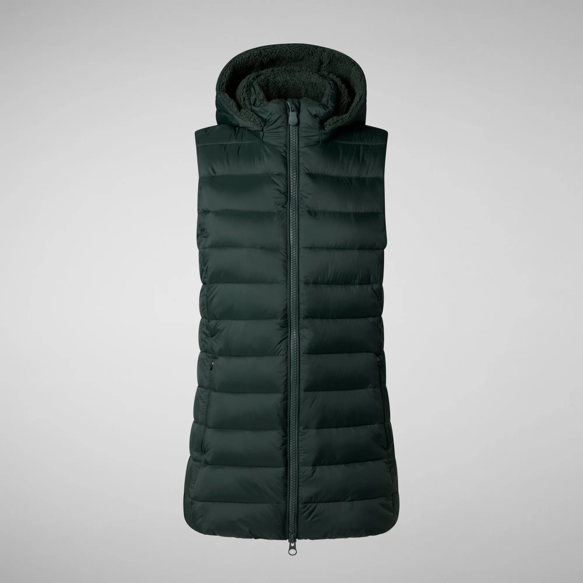 Women's vest norah in green black